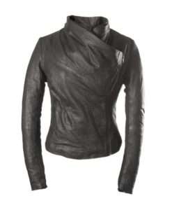 NEW* E FUNK 100 % Lamb Leather Washed Smart Jacket   