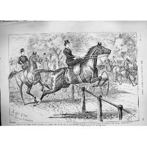  1889 ADVERTISEMENT ELLIMAN EMBROCATION HORSES JUMPING 