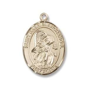 Gold Filled St Gabriel the Archangel Pendant First Communion Catholic 