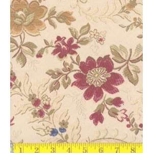  58 Wide Ambrosia Brocade Spring Fabric By The Yard: Arts 