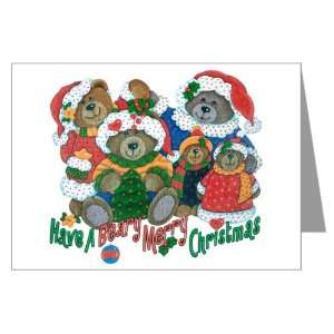  Greeting Cards (10 Pack) Have A Beary Merry Christmas 