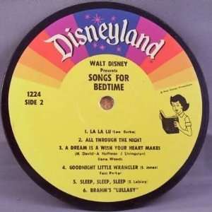    Walt Disney Presents Songs for Bedtime (Coaster): Everything Else