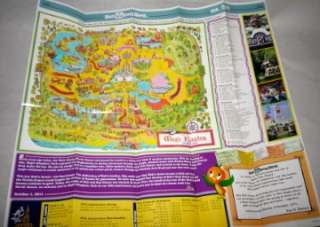 25 WALT DISNEY WORLD MAGIC KINGDOM 40TH ANNIVERSARY BROCHURE MAP FAST 