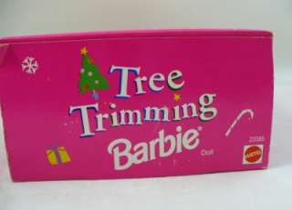 1998 Tree Trimming Barbie Afro American Black Special Edition NIB 
