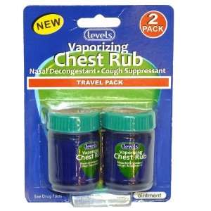  Vaporizing Cold Rub Mini Jar 2pk (Pack of 12) Health 