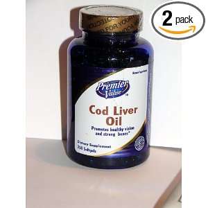  Premier Value Cod Liver Oil Dietary Supplement 250 