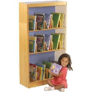   60H Wood Picture Book Single Face Adder Shelving Furniture & Decor