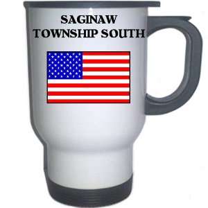 US Flag   Saginaw Township South, Michigan (MI) White Stainless Steel 