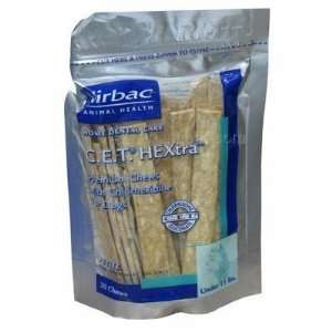  Virbac C.E.T. HEXtra Premium Dental Chews Petite 30 Count 