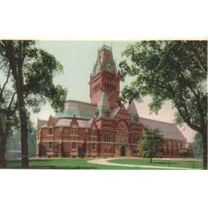 Vintage 1930s Postcard ~ Memorial Hall, Harvard University, Cambridge 