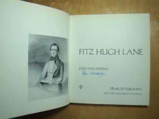 1971.Fitz Hugh Lane.Monograph.Painter.Luminism Signed  