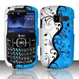  For At&t Pantech P5000 Link II Accessory  Blue Vine Flower 