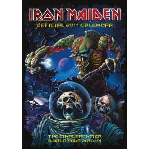  2011 Music Rock Calendars Iron Maiden   12 Month Official 