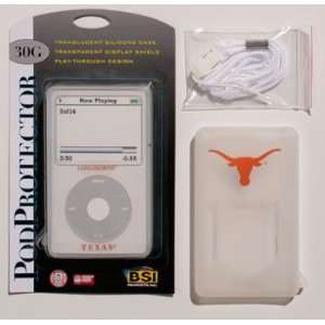 TEXAS LONGHORNS 30G SILICONE VIDEO IPOD COVER  Sports 