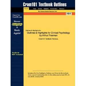  Studyguide for Clinical Psychology by Arthur Freeman, ISBN 