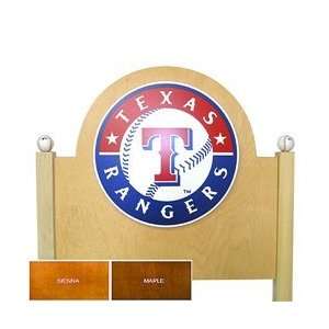 Sports Furniture Texas Rangers Twin Headboard   Natural One Size 