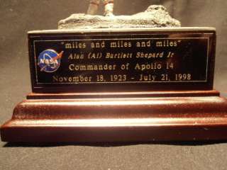 32 Apollo 14 Astronaut Alan shepard Golf Shot glass Dome micro 