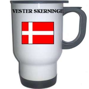  Denmark   VESTER SKERNINGE White Stainless Steel Mug 
