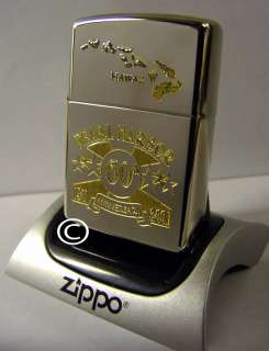 ZIPPO PEARL HARBOR HAWAII LIMITED EDITION 24K GOLD 2000  