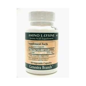  Amino L Lysine (450 mg) 60 Vegetable Capsules Health 