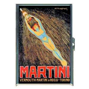 MARTINI VERMOUTH VINTAGE AD ID Holder, Cigarette Case or Wallet MADE 