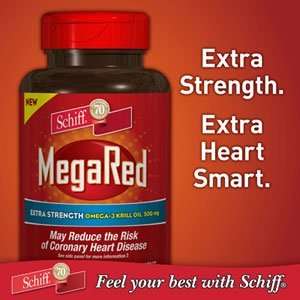   ® Megared® Extra Strength 500 Mg Omega 3 Krill Oil 