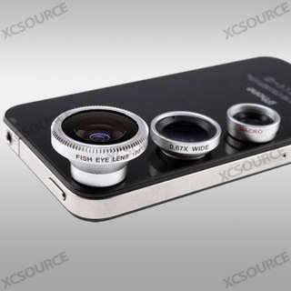   Lens + 180° Fish Eye Lens For iPhone 3G 3GS 4 4G iPad 2 Camera DC110