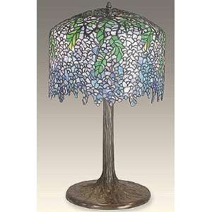  Wisteria Shade with Tree Trunk Base