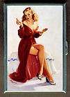 KNITTING RETRO PIN UP GIRL ID OR CIGARETTE CASE WALLET  