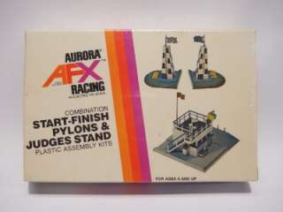 AURORA AFX Start Finish Pylons & Judges Stand Kits NOS #1498 Never 