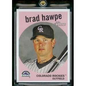 2008 Topps Heritage # 185 Brad Hawpe / Colorado Rockies / MLB Baseball 