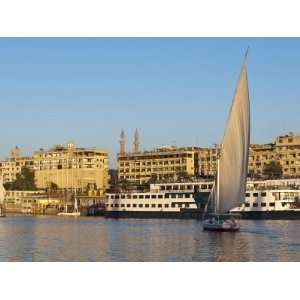  Sailing on the River Nile Near Aswan, Egypt, North Africa, Africa 