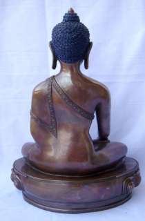 03 Shakyamuni Buddha Statue, Finely Carved 14 H  