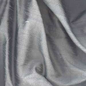  54 Wide Promotional Dupioni Silk Sterling Silver Fabric 