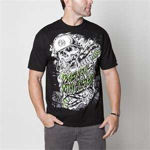 Metal Mulisha Constrictor T Shirt   X Large/Black/Green