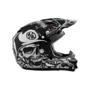  MSR M11 Metal Mulisha Helmet Black Small: Sports 