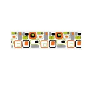   Brewster Wall Pops Stripe Go Retro Orange WPS90247: Home Improvement
