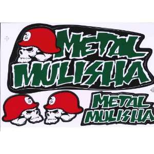 Metal Mulisha Helmet Vinyl Decal Sticker Sheet M22 