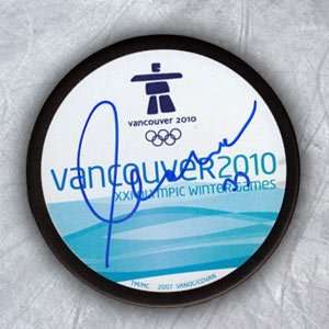  ZDENO CHARA Vancouver 2010 SIGNED Olympic Hockey Puck 