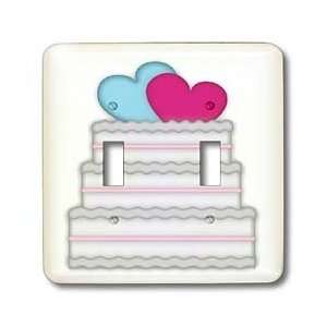  Florene Special Events   3 Tier Wedding Cake With Hearts 