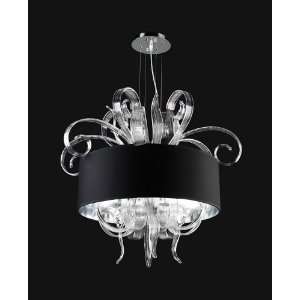 PLC Lighting Valeriano Chandelier in Polished Chrome Finish   34143 PC