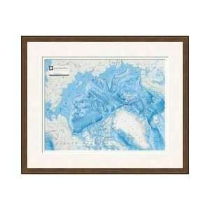  Physical Map Of Arctic Ocean Ngs Atlas Of The World Eighth 