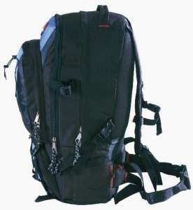 Large 24 Black Deluxe Heavy Duty Sport Hiking Camping Backpack. (3 