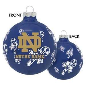  Notre Dame Fighting Irish NCAA Traditional Round Ornament 