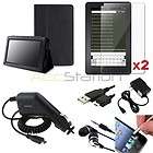 For  Kindle Fire 8 Accessory Black Leather Stand Case Headset 