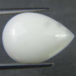 92 CTS GEM COLLECTORS RARE PEAR WHITE AGATE  
