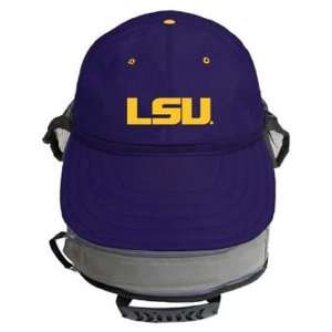  LSU Tigers Cooler Baseball Cap Shaped Backpack: Sports 