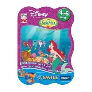   Disney Princesas   La Sirenita Spanish Vsmile Cartridge: Toys & Games