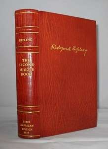   Jungle Book, Rudyard Kipling, 1st American Edition, Leather Binding