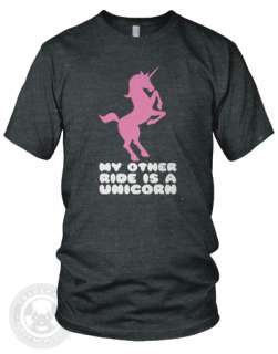 Other Ride UNICORN funny American Apparel TR401 T Shirt  